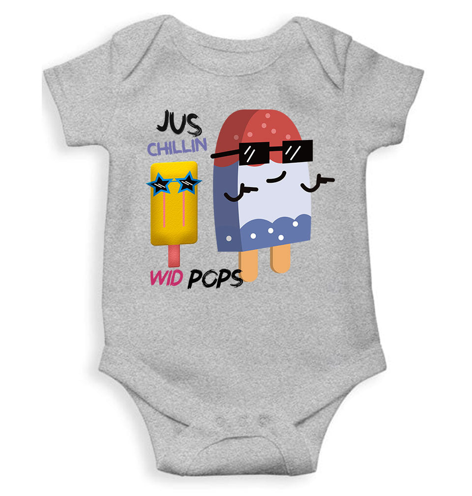 Popsicle Cartoon Rompers for Baby Girl- FunkyTeesClub