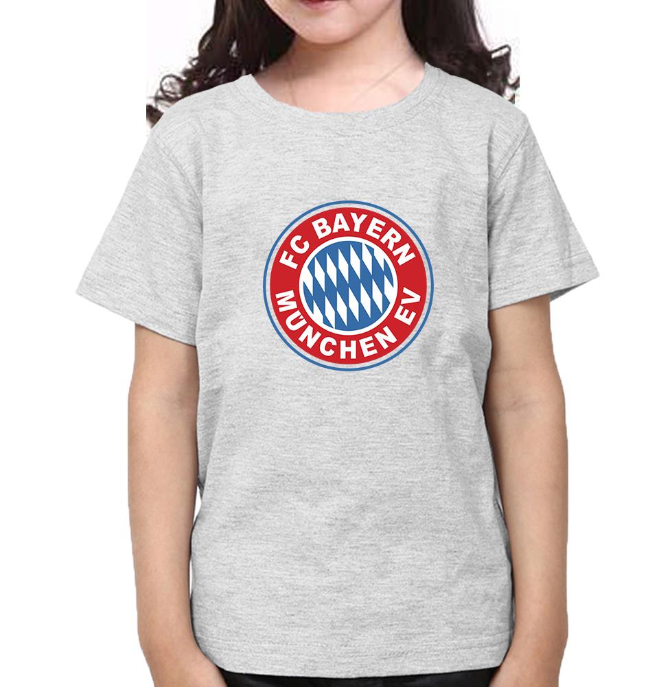 Bayern Munich Half Sleeves T-Shirt For Girls -FunkyTeesClub