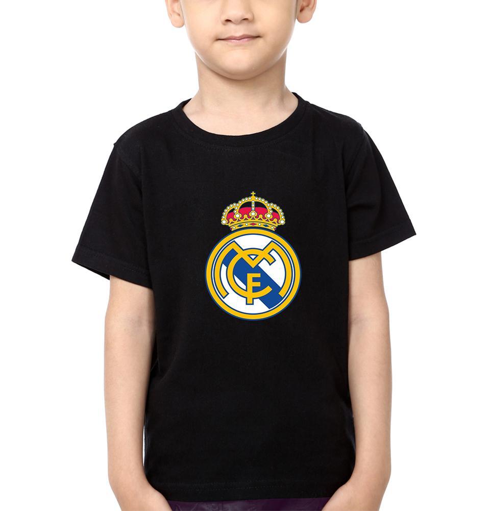 Real Madrid Half Sleeves T-Shirt for Boy-FunkyTeesClub