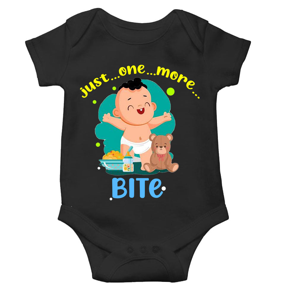 One More Bite Rompers for Baby Boy- FunkyTeesClub