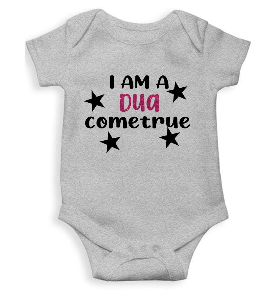 Dua Come True Eid Rompers for Baby Girl- FunkyTeesClub