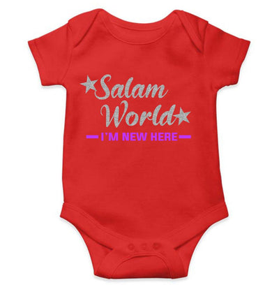 Salam World Eid Rompers for Baby Girl- FunkyTeesClub