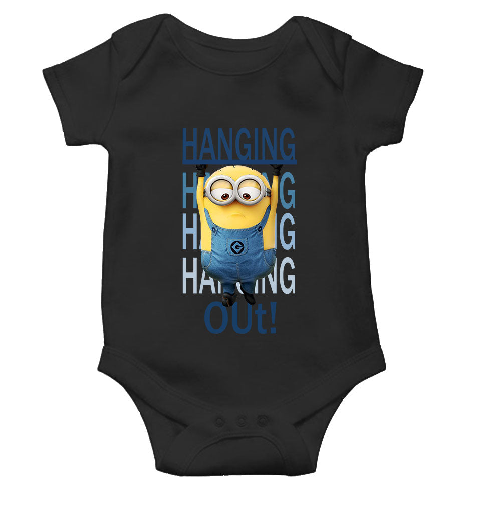 Hanging Out Minion Rompers for Baby Girl- FunkyTeesClub
