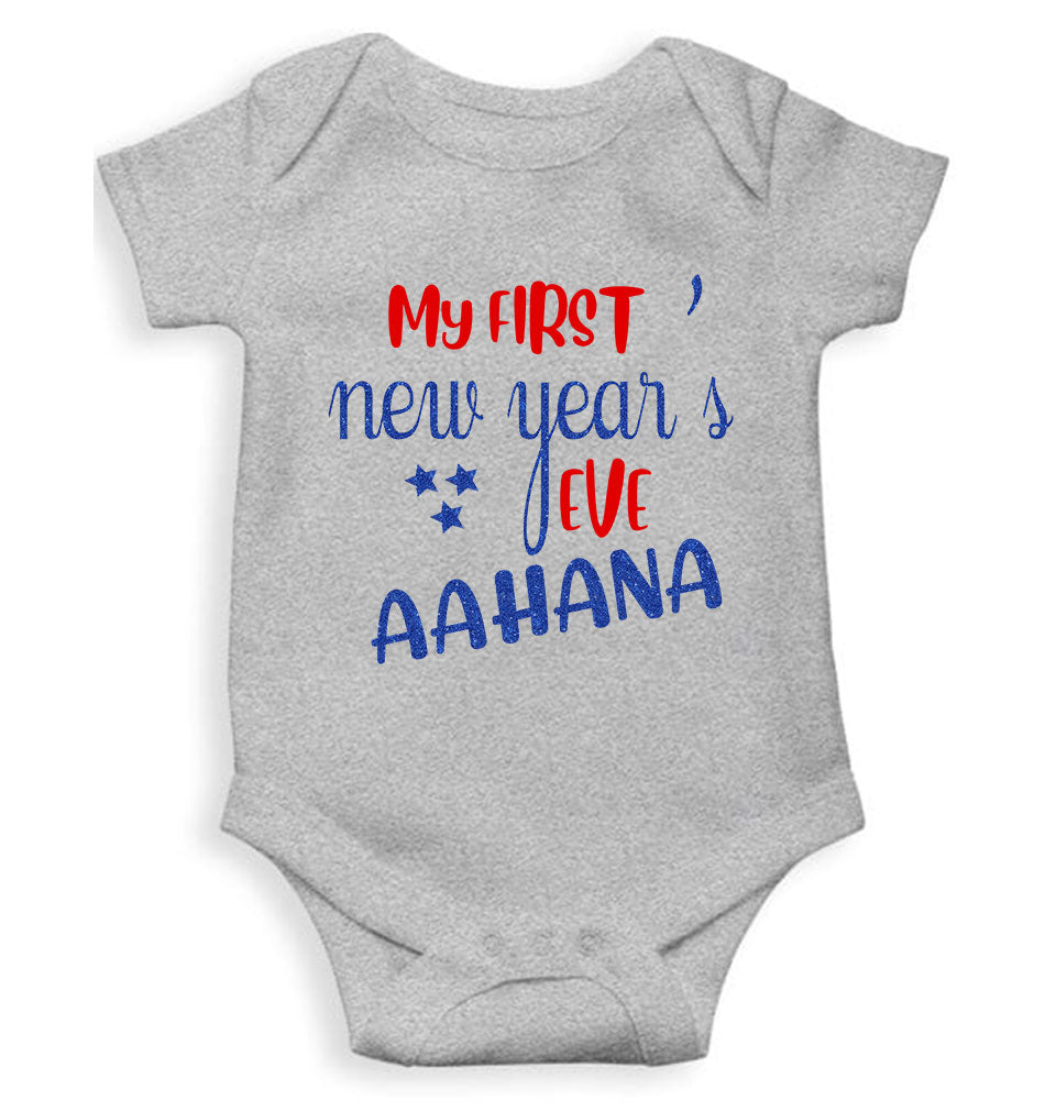 Customized Name My First New Year Rompers for Baby Girl- FunkyTeesClub