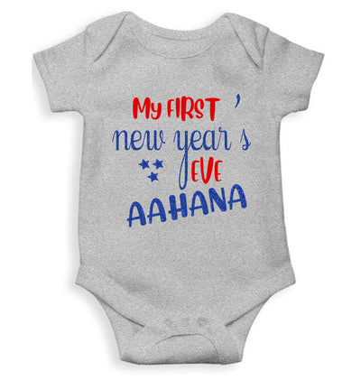 Customized Name My First New Year Rompers for Baby Girl- FunkyTeesClub