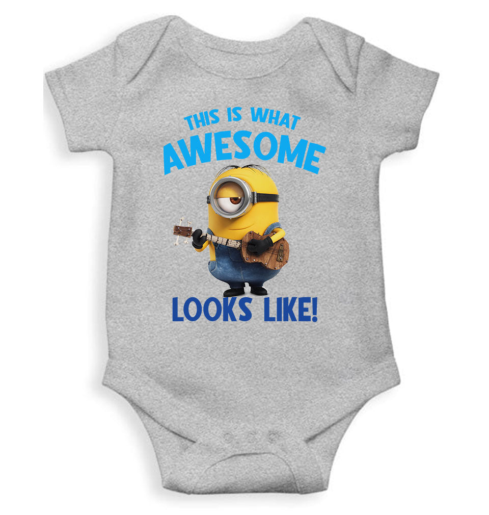 This Is What Awesome Looks Like Rompers for Baby Boy- FunkyTeesClub