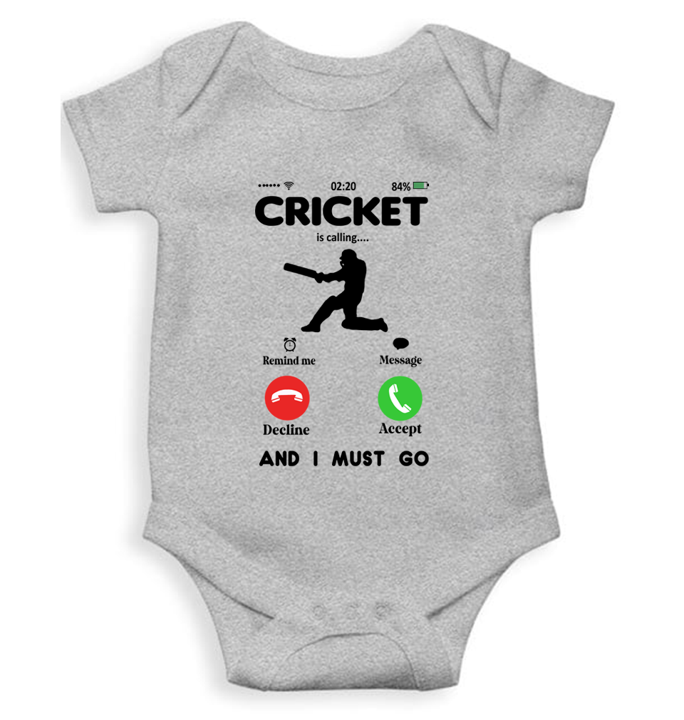 Cricket is Calling World Cup Cricket Rompers for Baby Boy- FunkyTeesClub
