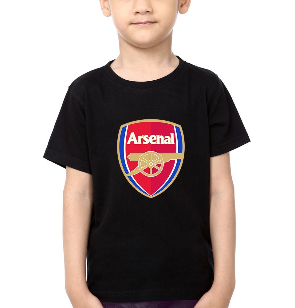 Arsenal Half Sleeves T-Shirt for Boy-FunkyTeesClub