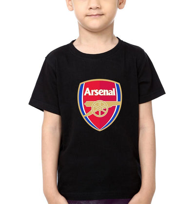 Arsenal Half Sleeves T-Shirt for Boy-FunkyTeesClub