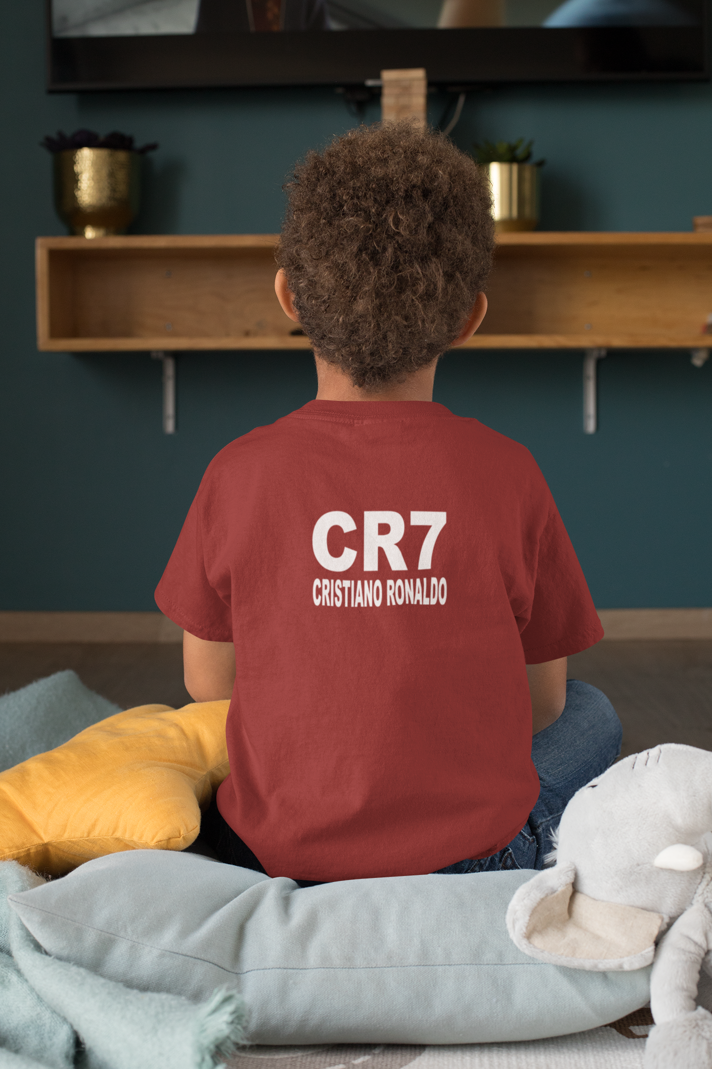 Ronaldo cr7 Half Sleeves T-Shirt for Boy-FunkyTeesClub