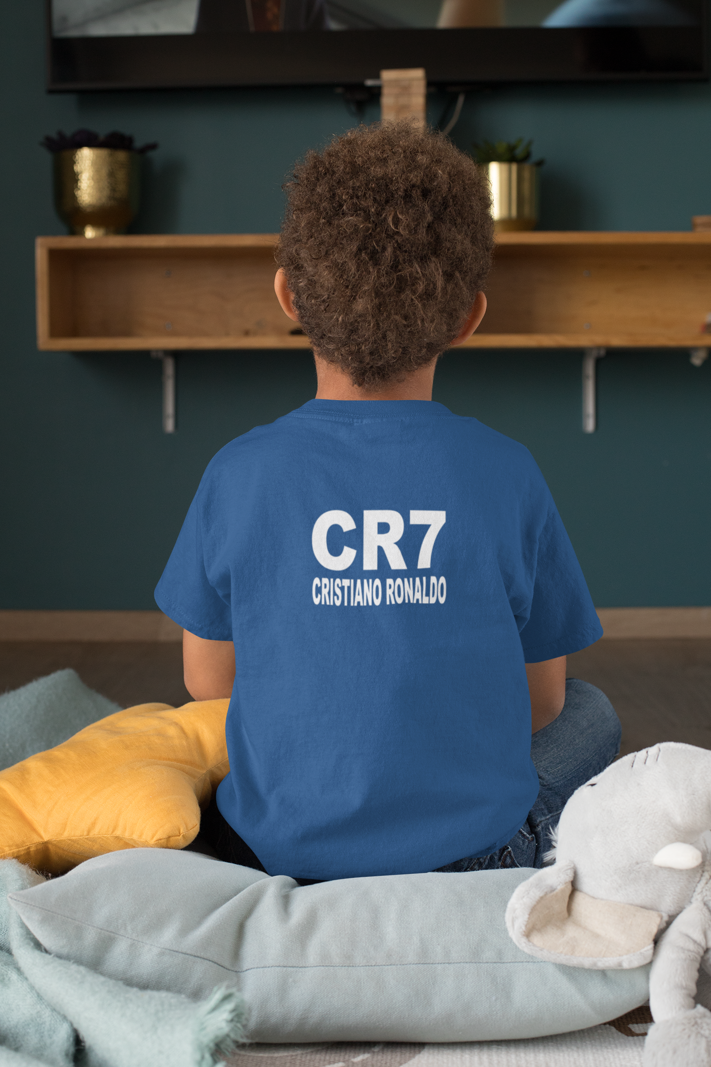 Ronaldo cr7 Half Sleeves T-Shirt for Boy-FunkyTeesClub