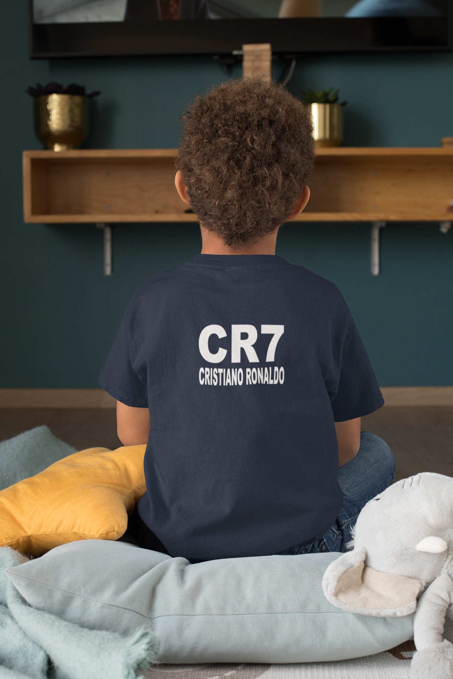 Ronaldo cr7 Half Sleeves T-Shirt for Boy-FunkyTeesClub
