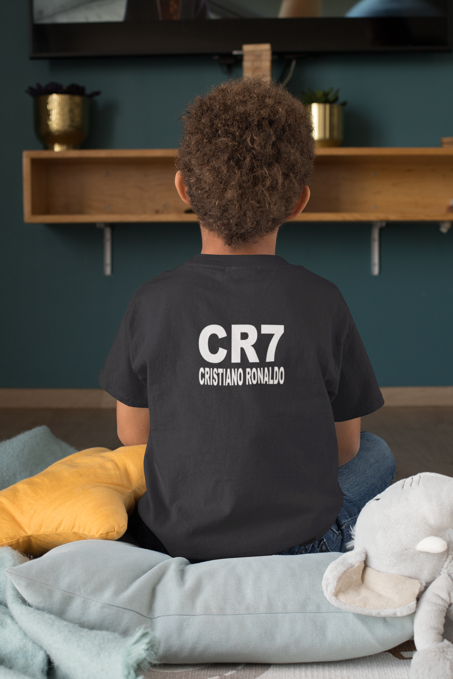 Ronaldo cr7 Half Sleeves T-Shirt for Boy-FunkyTeesClub