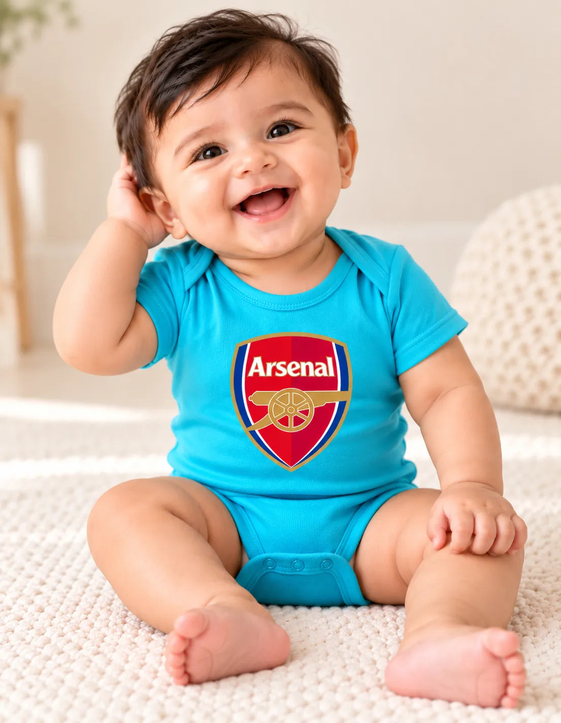 Arsenal sky blue romper