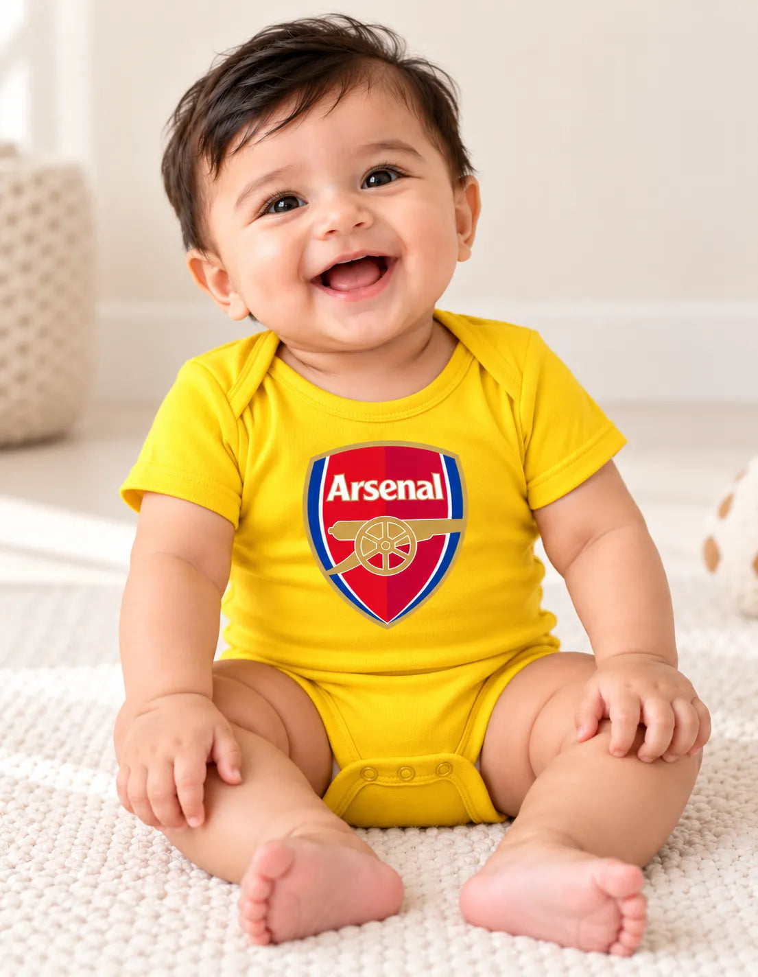 Arsenal yellow romper