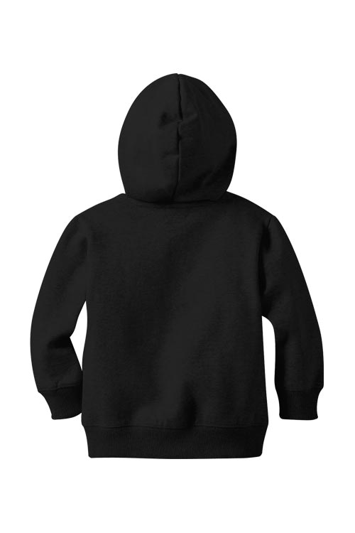 Girl Plain Black Hoodie-FunkyTeesClub