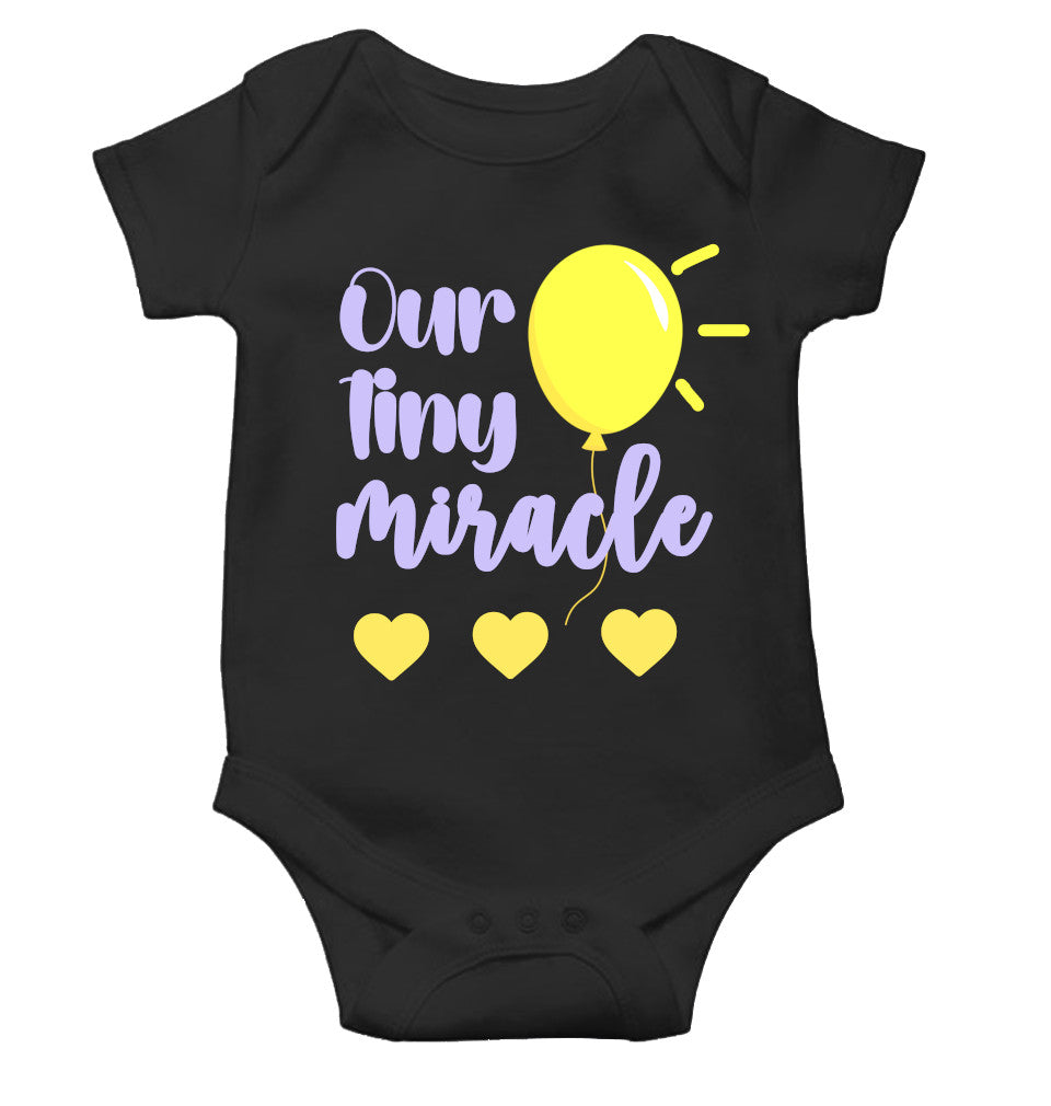 Our Tiny Miracle New Born Rompers for Baby Boy- FunkyTeesClub