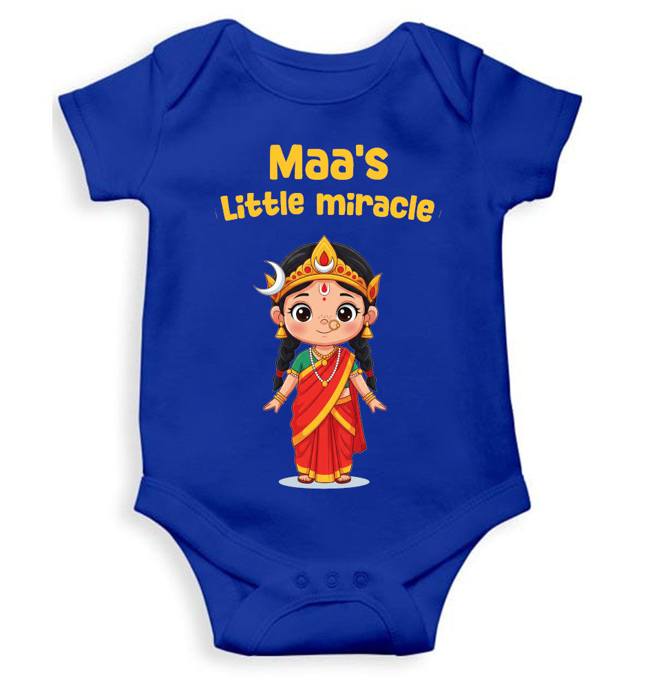 Maas Little Miracle Durga Pooja Rompers for Baby Boy- FunkyTeesClub