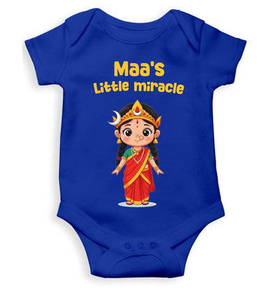 Maas Little Miracle Durga Pooja Rompers for Baby Boy- FunkyTeesClub