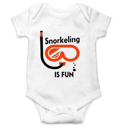 Snorkeling Is Fun Rompers for Baby Boy- FunkyTeesClub