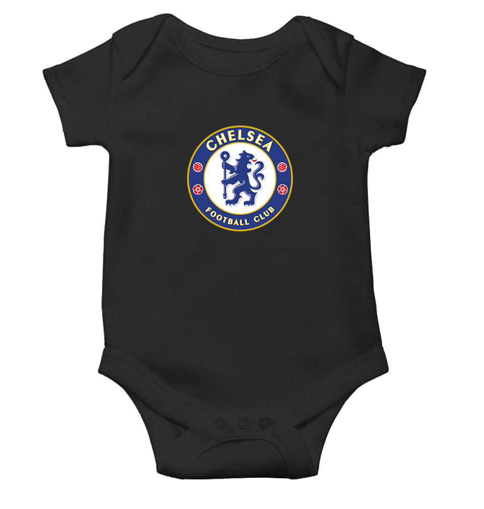 Chelsea Black Rompers for Baby Girl - FunkyTeesClub