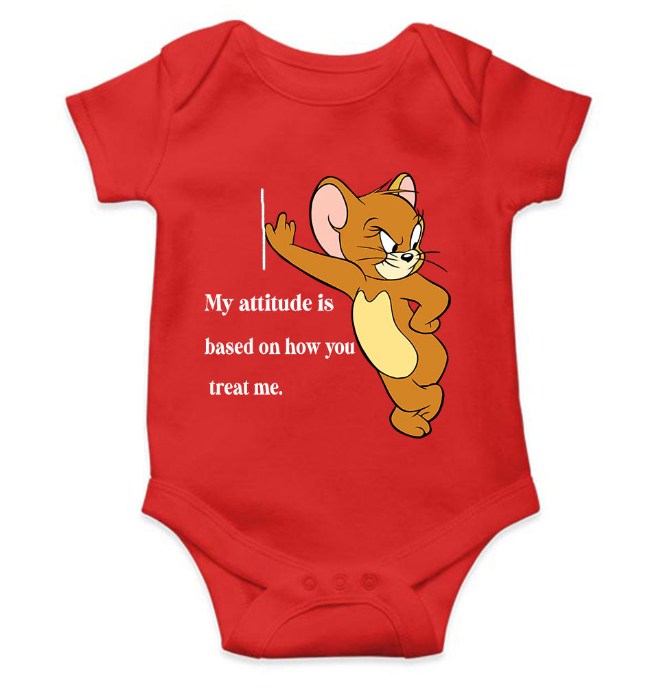 Attitude Shows Cute Jerry Rompers for Baby Girl- FunkyTeesClub