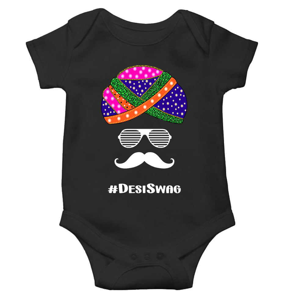 Desi Swag Navratri Rompers for Baby Boy- FunkyTeesClub