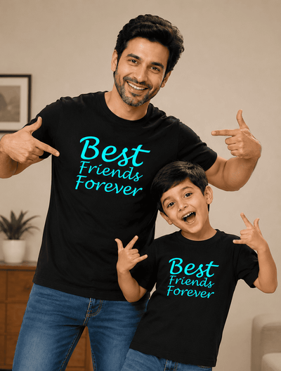 Best Friend Forever Father and Son Matching T-Shirt- FunkyTeesClub