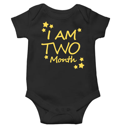 I Am Two Months Rompers for Baby Girl- FunkyTeesClub