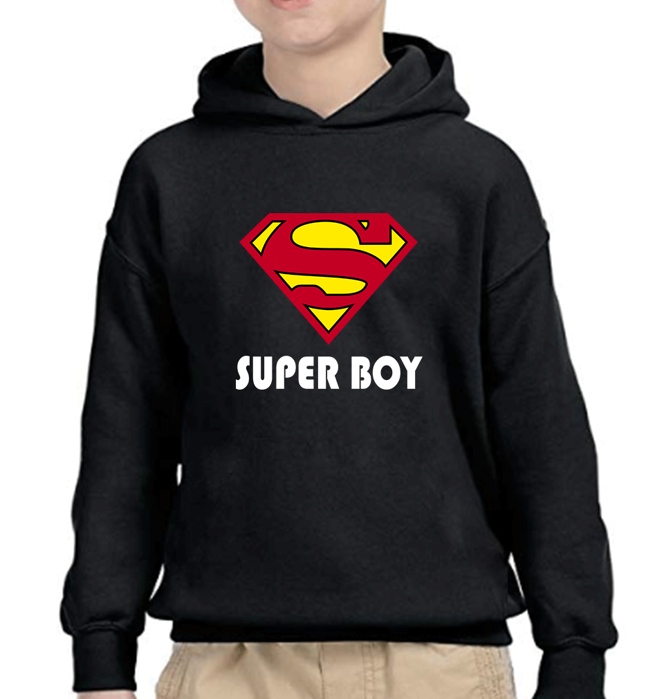 Wonder Mom Super Boy Mother and Son Matching Hoodies- FunkyTeesClub
