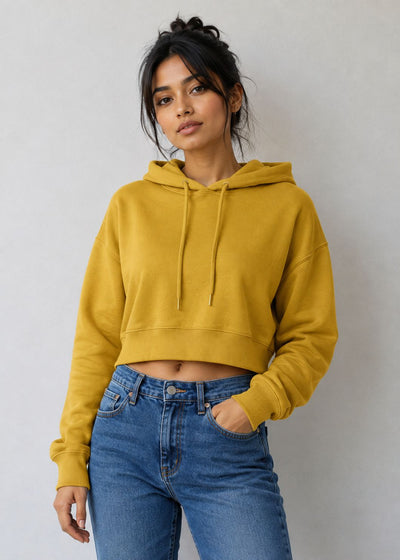 Custom Women's Cropped Hoodie – Personalized Hoodie Printing
