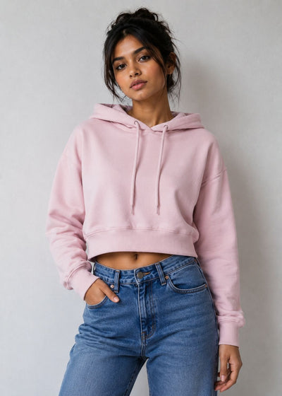 Custom Women's Cropped Hoodie – Personalized Hoodie Printing