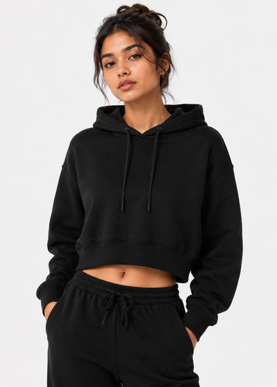Custom Women's Cropped Hoodie – Personalized Hoodie Printing