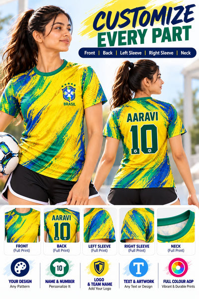 Custom AOP Sports T-Shirt for Women | FunkyTeesClub