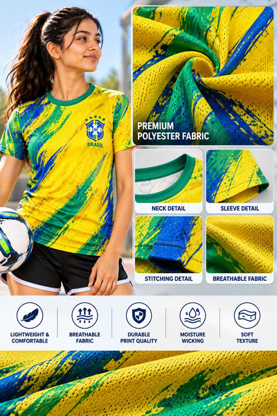 Custom AOP Sports T-Shirt for Women | FunkyTeesClub