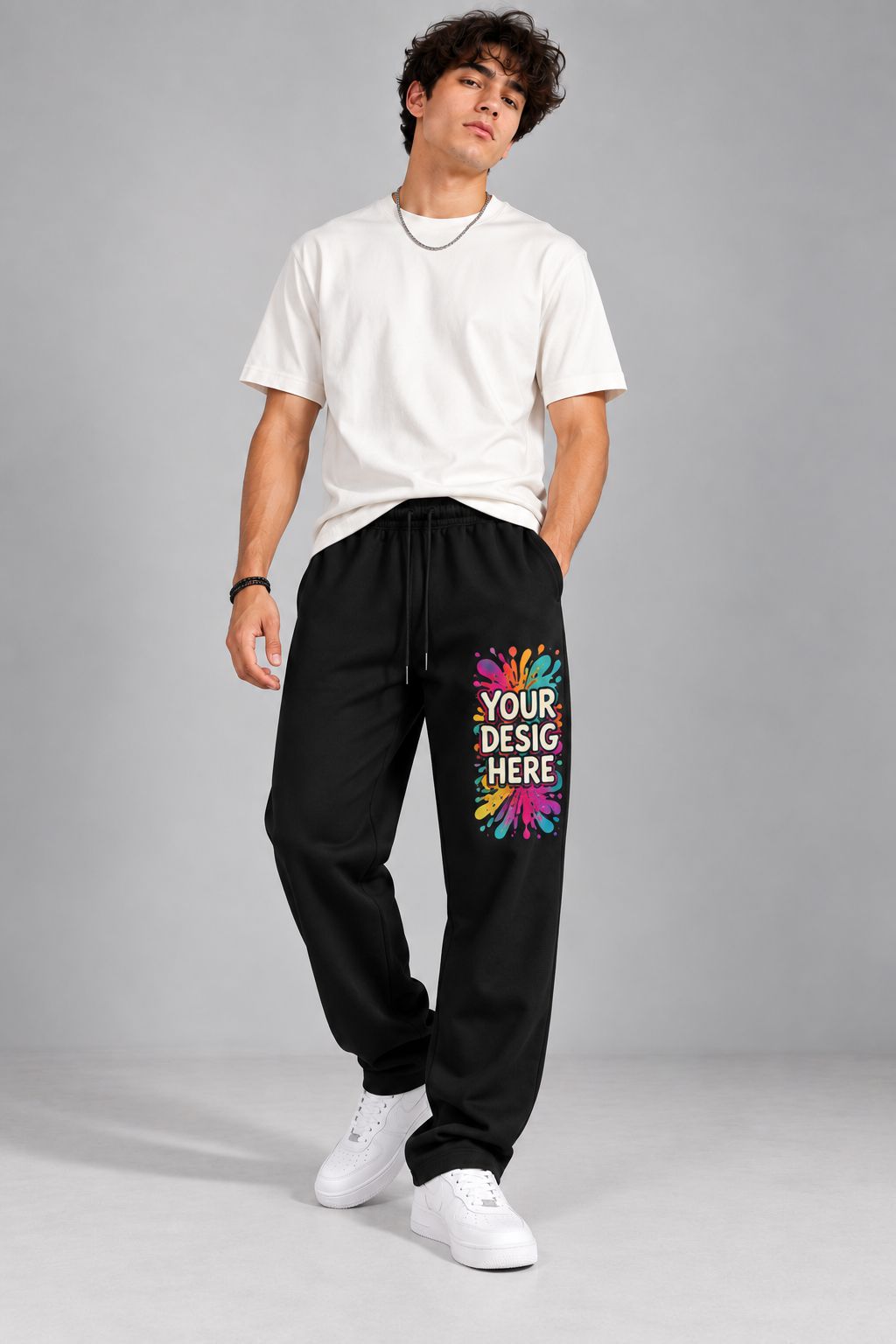 Custom Sweatpants with Your Design | 260 GSM Terry Cotton Joggers