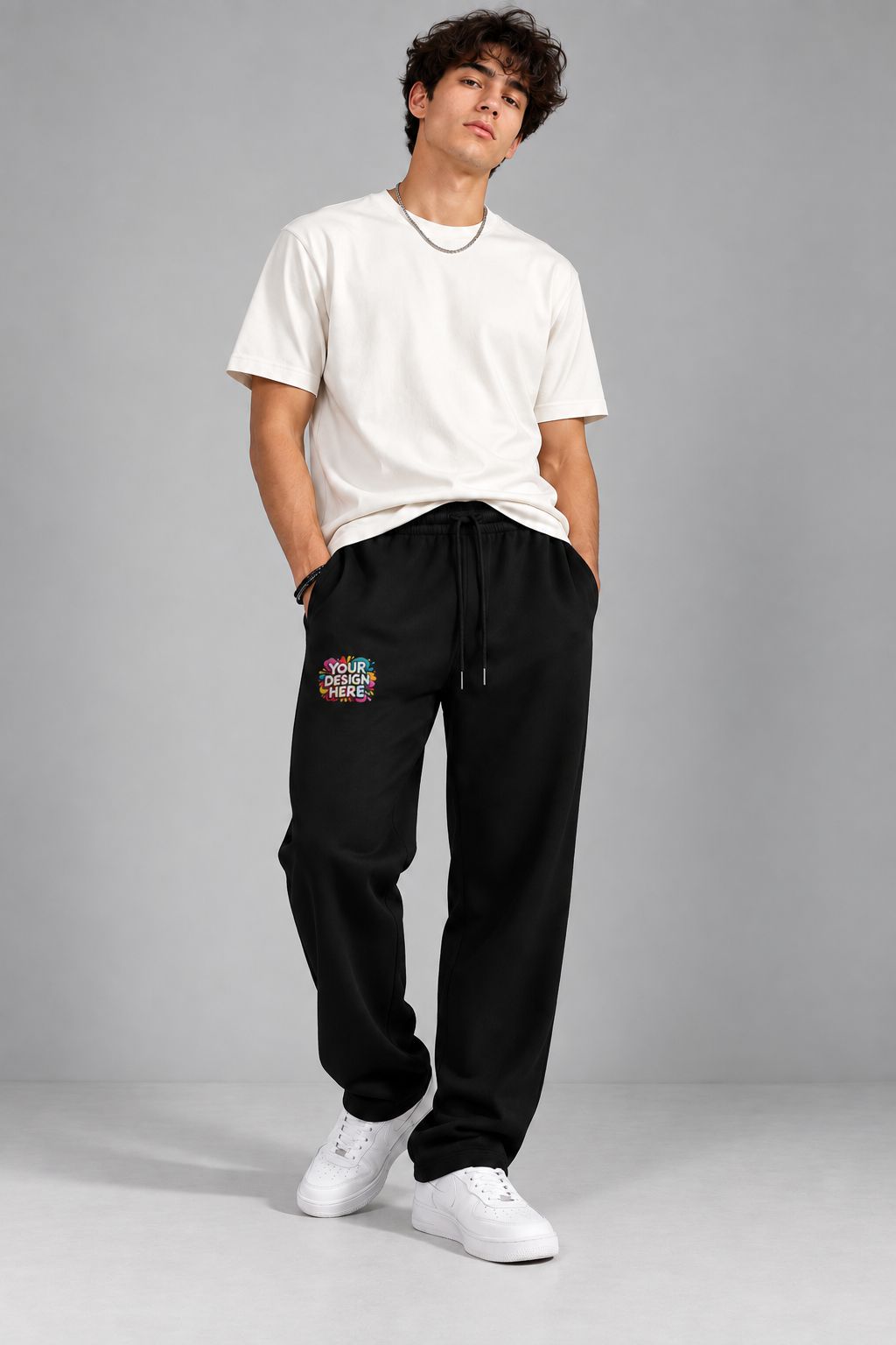 Custom Sweatpants with Your Design | 260 GSM Terry Cotton Joggers