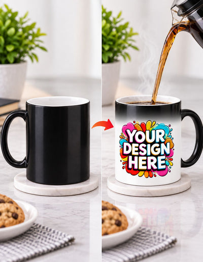 Custom Magic Coffee Mug | 11 Oz Personalized Color-Changing Mug