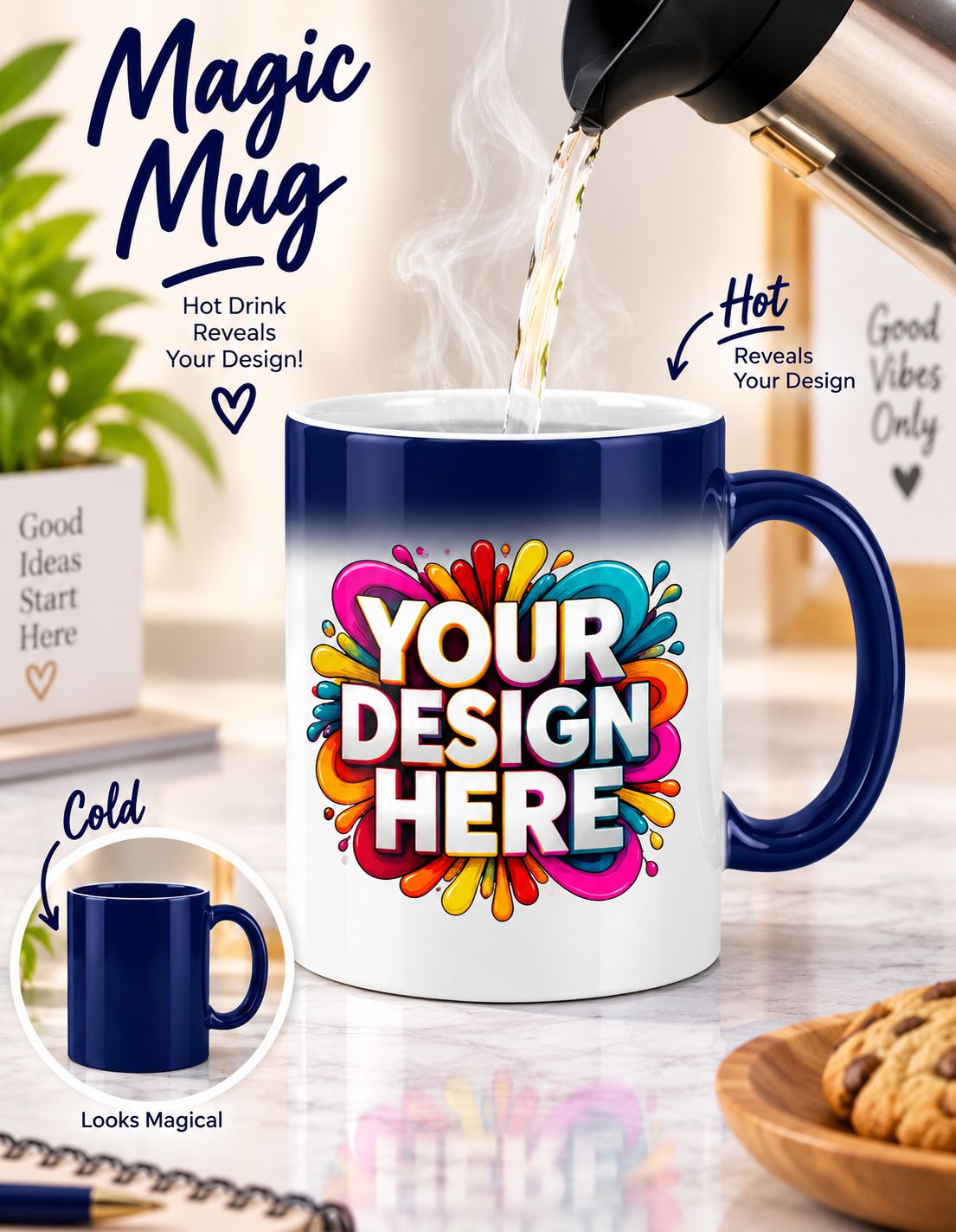 Custom Magic Coffee Mug | 11 Oz Personalized Color-Changing Mug