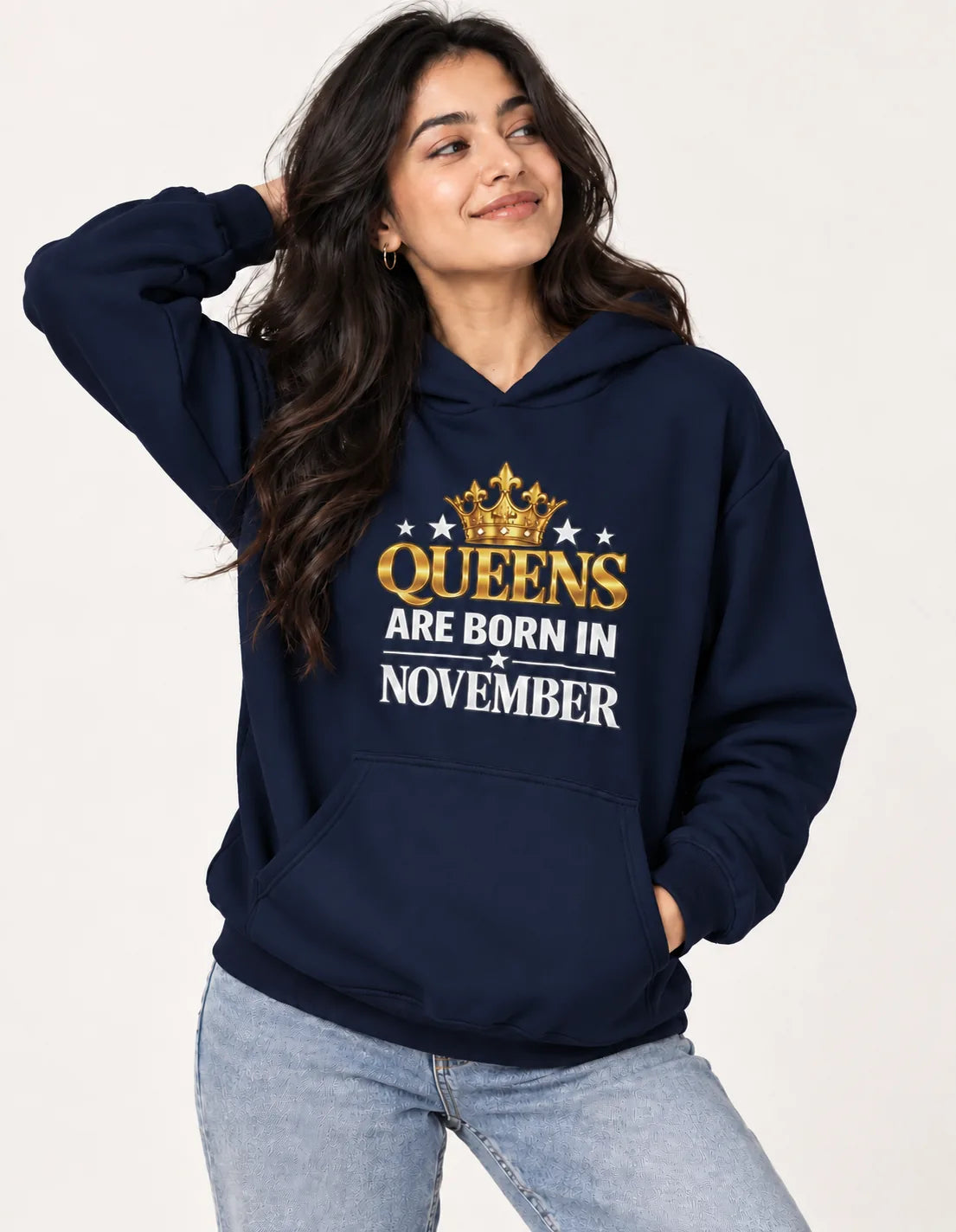 Queens Are Born in November Women's Hoodie
