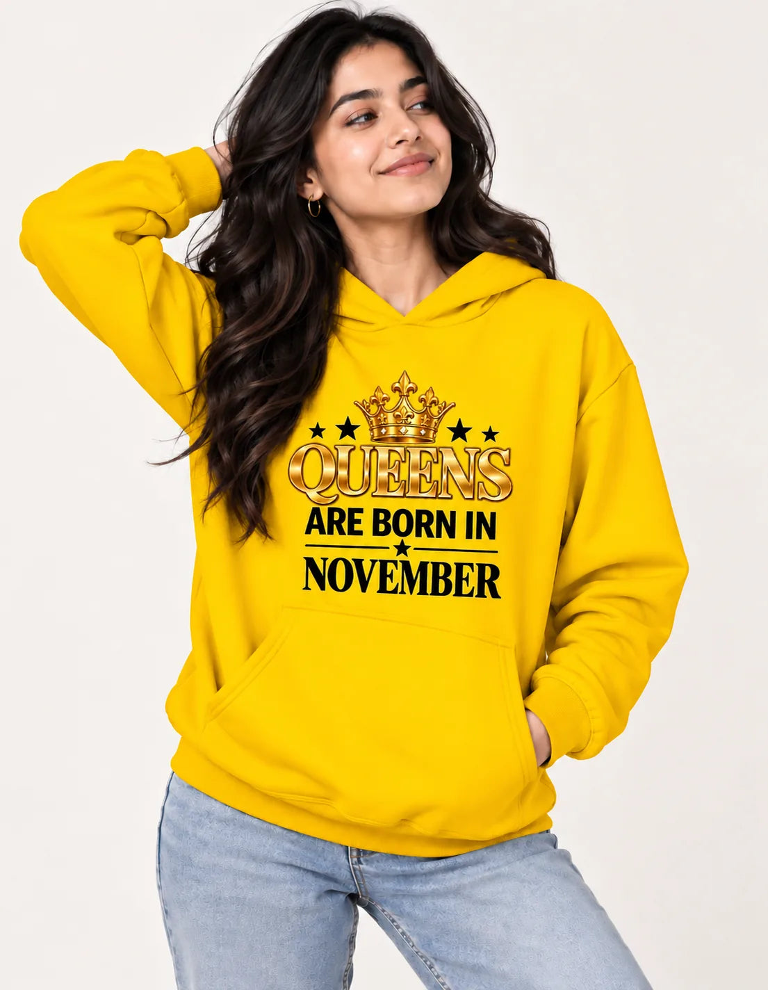 Queens Are Born in November Women's Hoodie