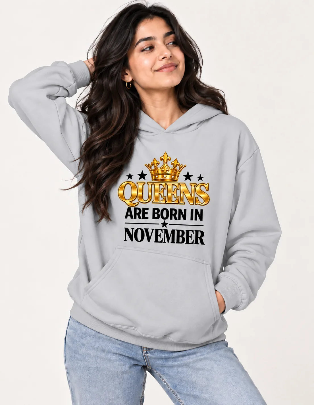 Queens Are Born in November Women's Hoodie