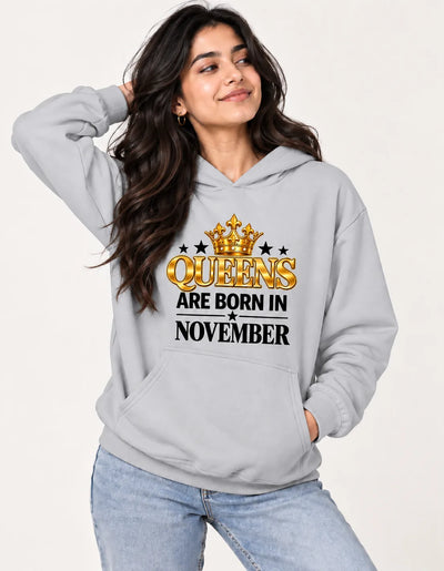 Queens Are Born in November Women's Hoodie