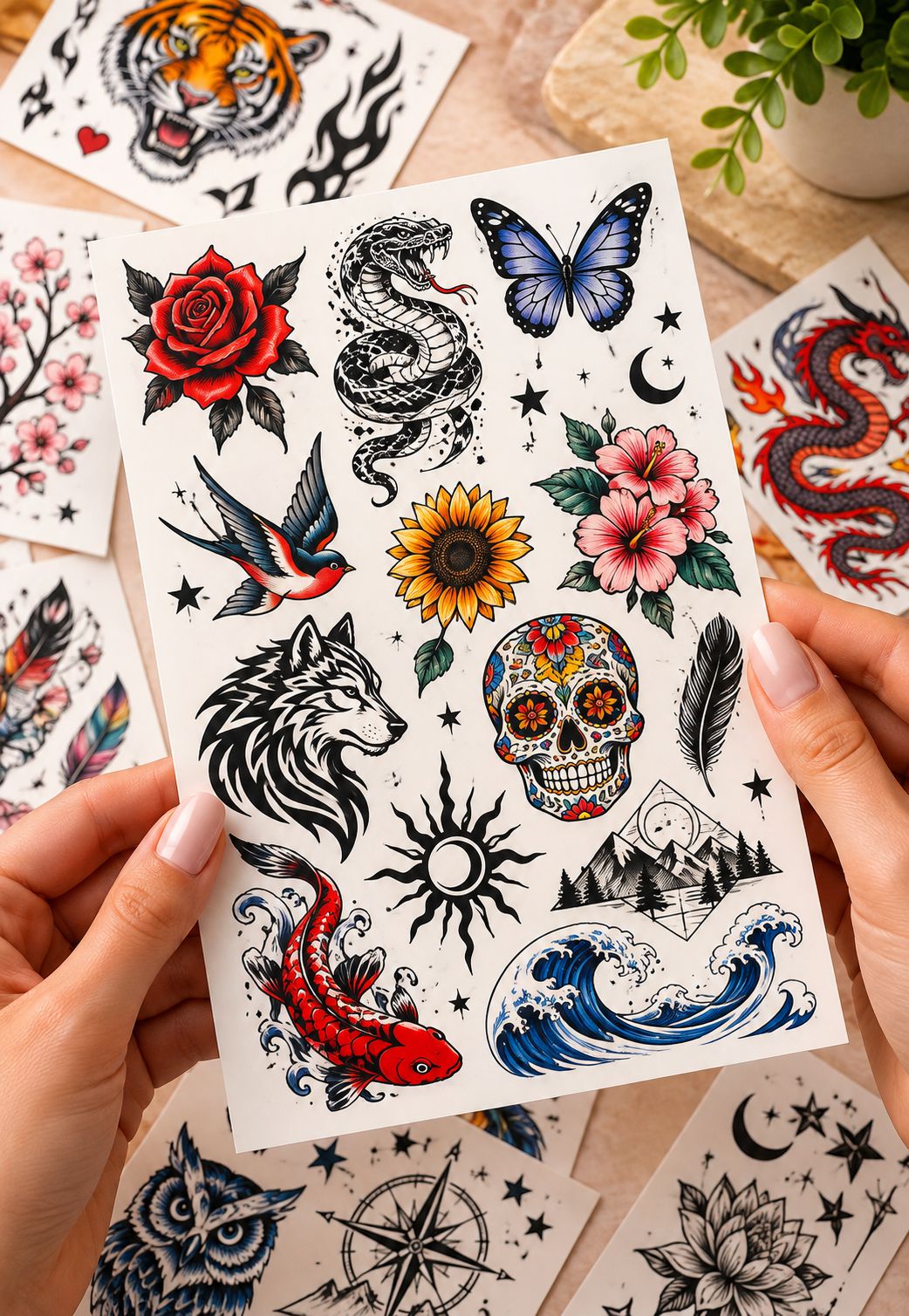 Custom Temporary Tattoo | Personalized Tattoo