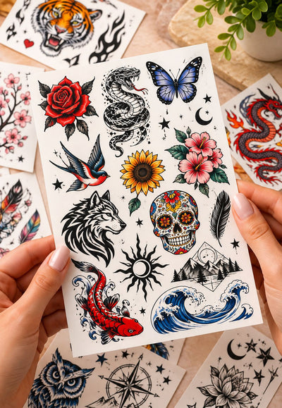 Custom Temporary Tattoo | Personalized Tattoo