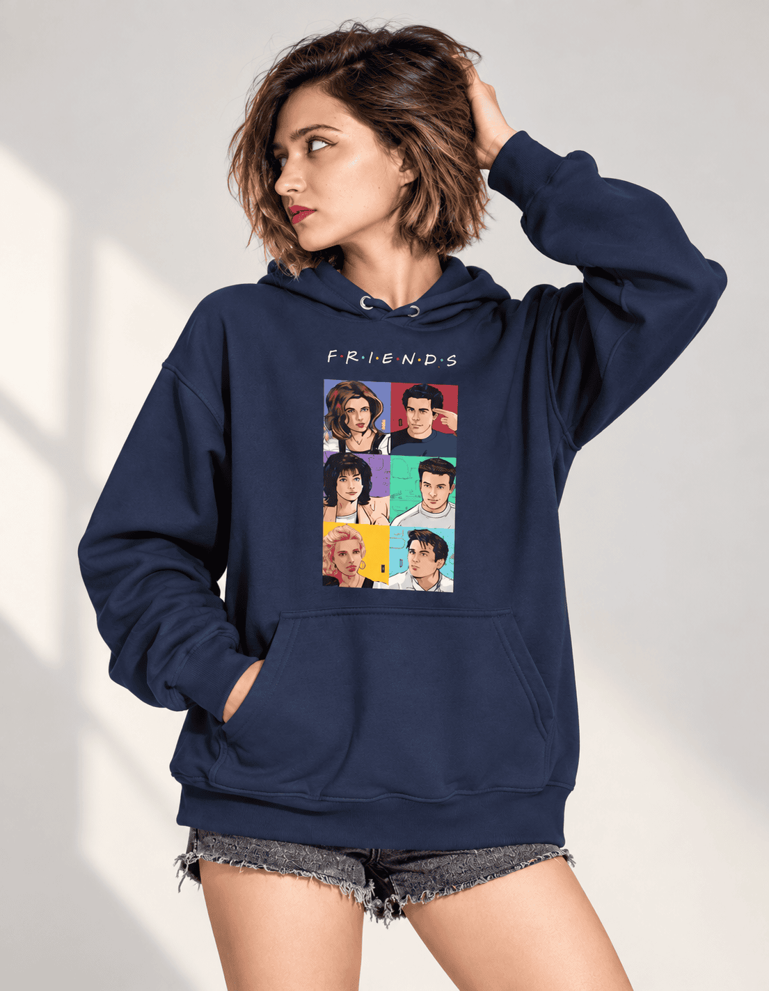 Friends Web Series Hoodies for Women-FunkyTeesClub