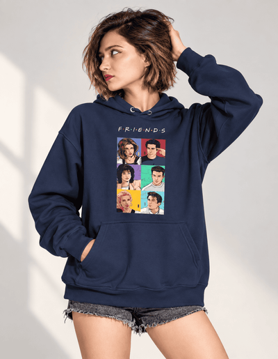 Friends Web Series Hoodies for Women-FunkyTeesClub