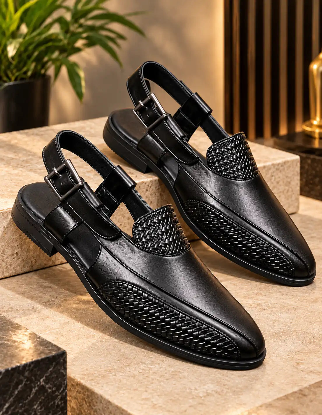 Premium Woven Peshawari Sandals for Men