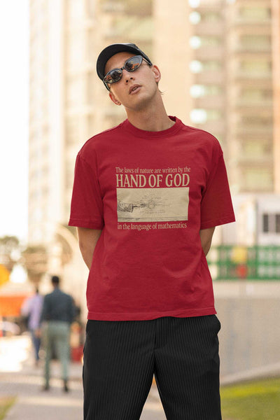 Hand of God Graphic T-Shirt for Men | 100% Cotton Premium Half Sleeve Tee – FunkyTeesClub