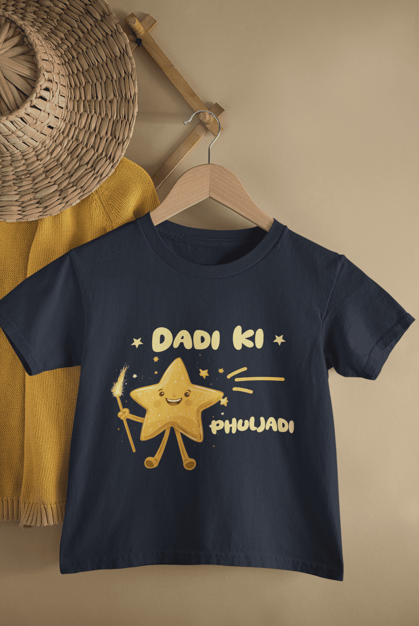Dadi Ki Phuljadi Diwali Half Sleeves T-Shirt For Girls -FunkyTeesClub